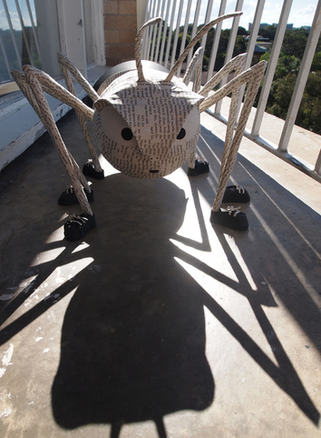 Ant - paper mache sculpture - Janaki Lele